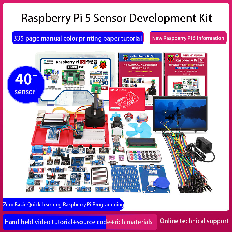 Raspberry Pi 5 8Gb Board - Kit di sviluppo sensore Raspberry Pi
