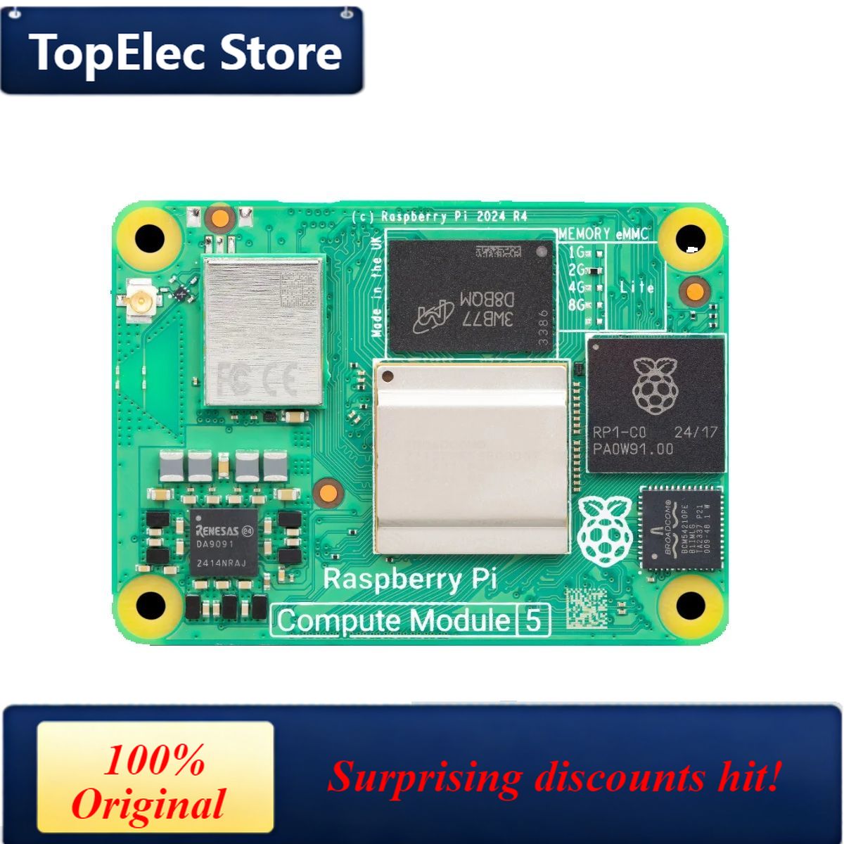 Scheda di sviluppo TopElec Ras - Raspberry Pi 5 8Gb Board recensione e prezzo